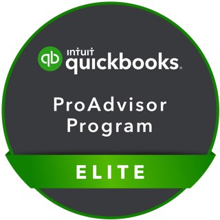 QuickBooks ProAdvisor Elite tier badge